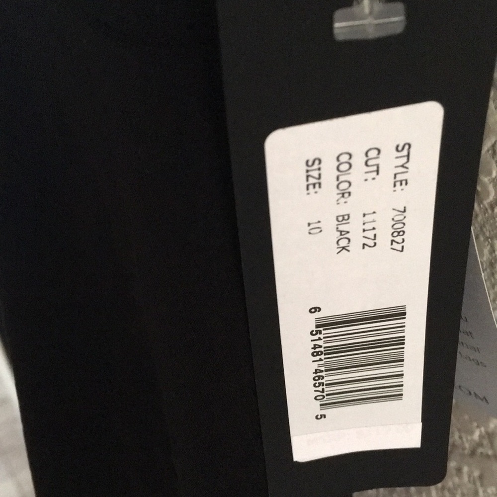 NWT Black Bebe Ruffle Jumpsuit (Size 10) - Picture 5 of 7
